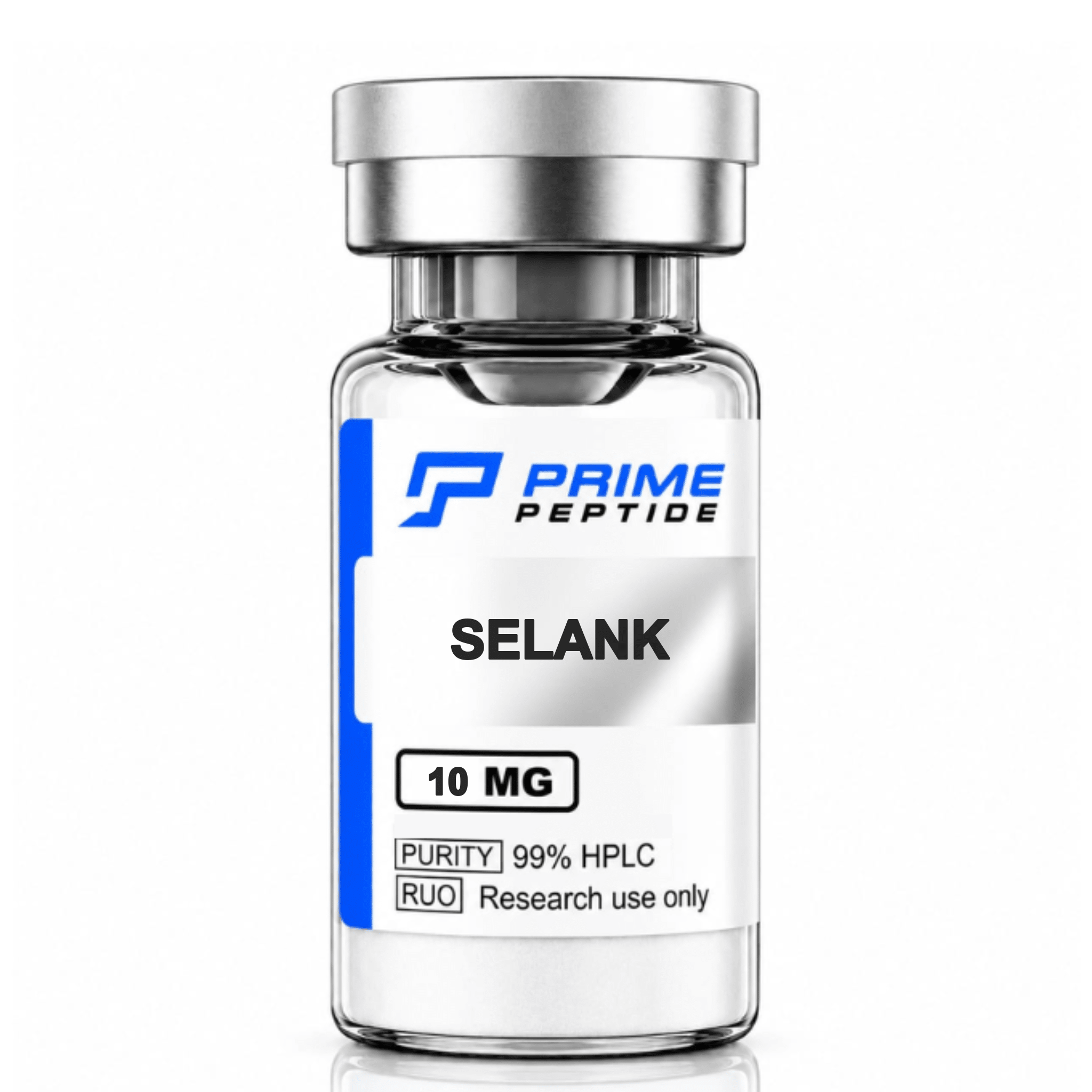 Prime Peptide SELANK 10mg vial - High dose peptide for advanced mood and relaxation wellness research