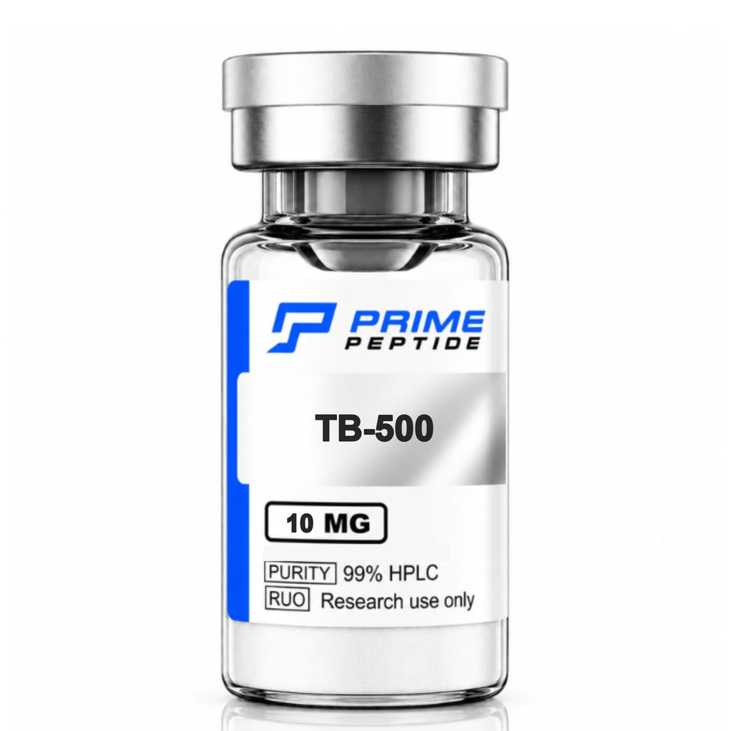 Prime Peptide TB-500 10mg vial - Maximum strength recovery and injury repair wellness research